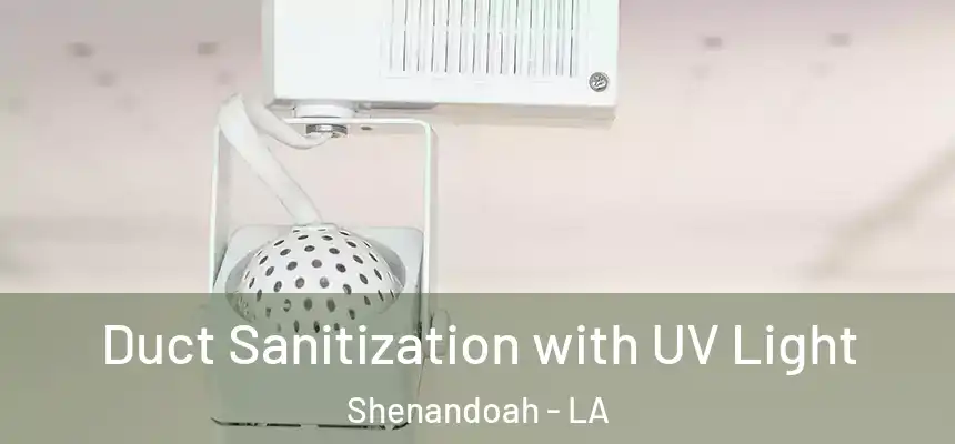  Duct Sanitization with UV Light Shenandoah - LA